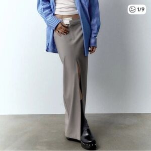 Zara Tailored asymmetrical Skirt sz XS fits a small too